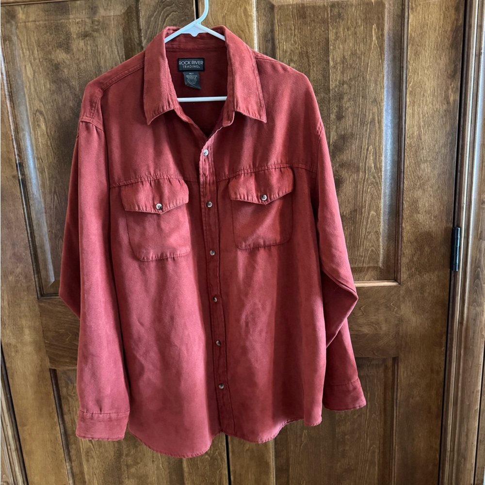 Rock River Trading Burnt Orange Casual Button Down - Men's Size XLT